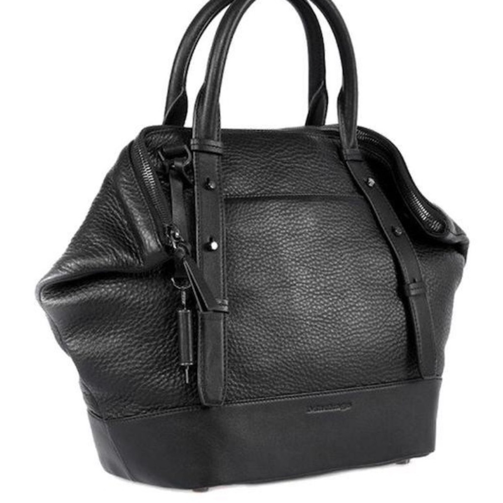 Mackage Raffia Leather Handbag